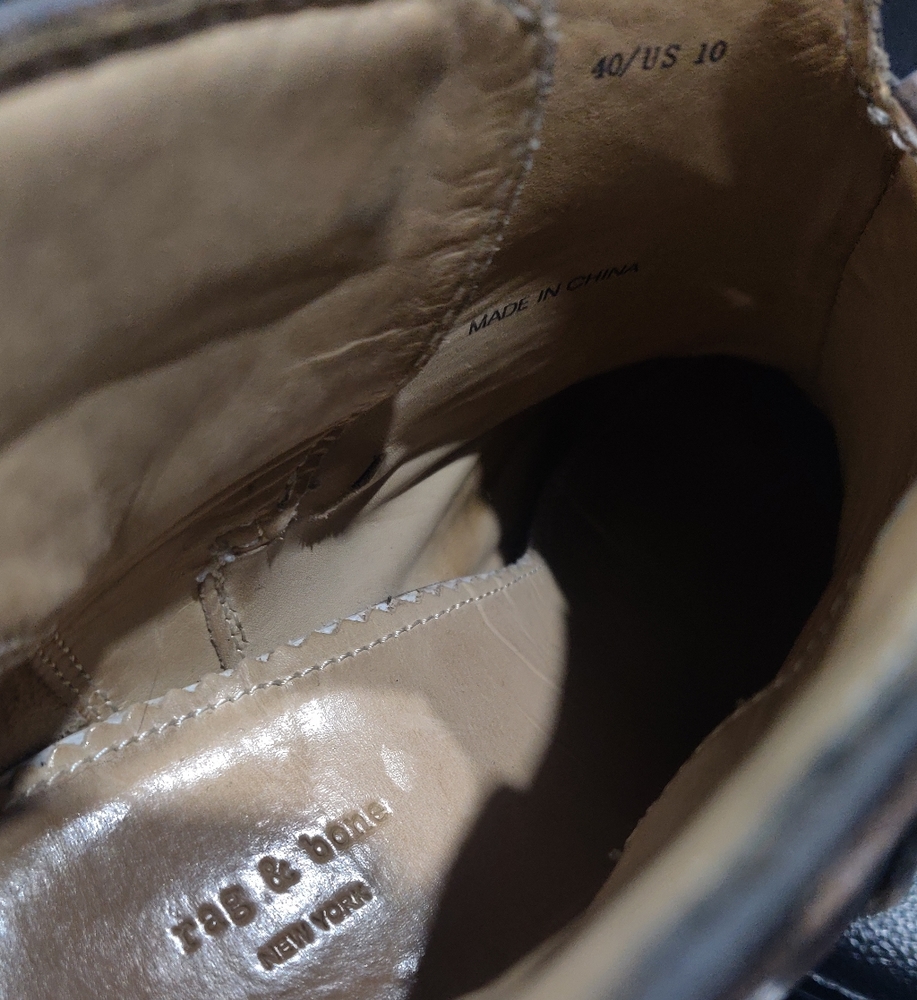rag & bone | Harrow Grey Suede Booties | 40 - Picture 2 of 5